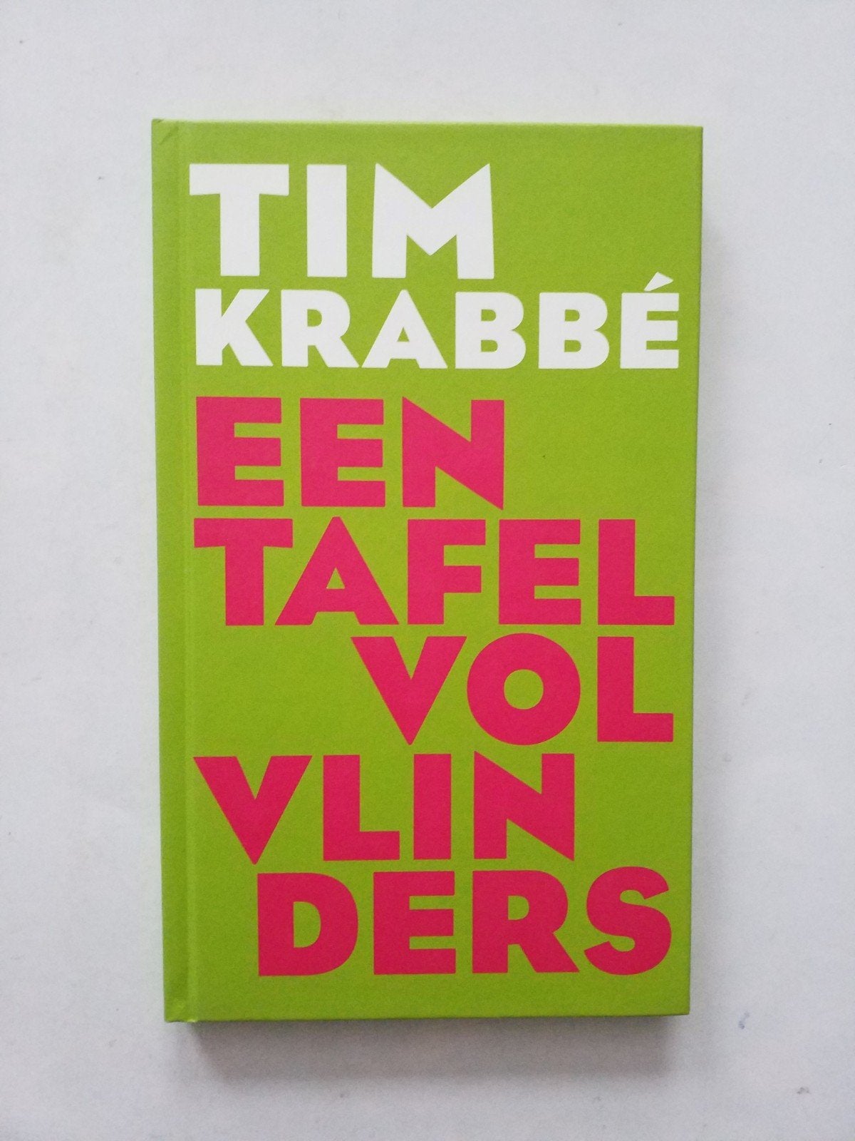Tim Krabbé : Een Tafel Vol Vlinders 🦋 🦋, Ophalen of Verzenden, Gelezen, Tim Krabbé