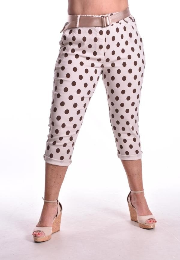 capri broek Maat M, Kleding | Dames, Broeken en Pantalons, Maat 38/40 (M), Wit, Ophalen of Verzenden, Zo goed als nieuw