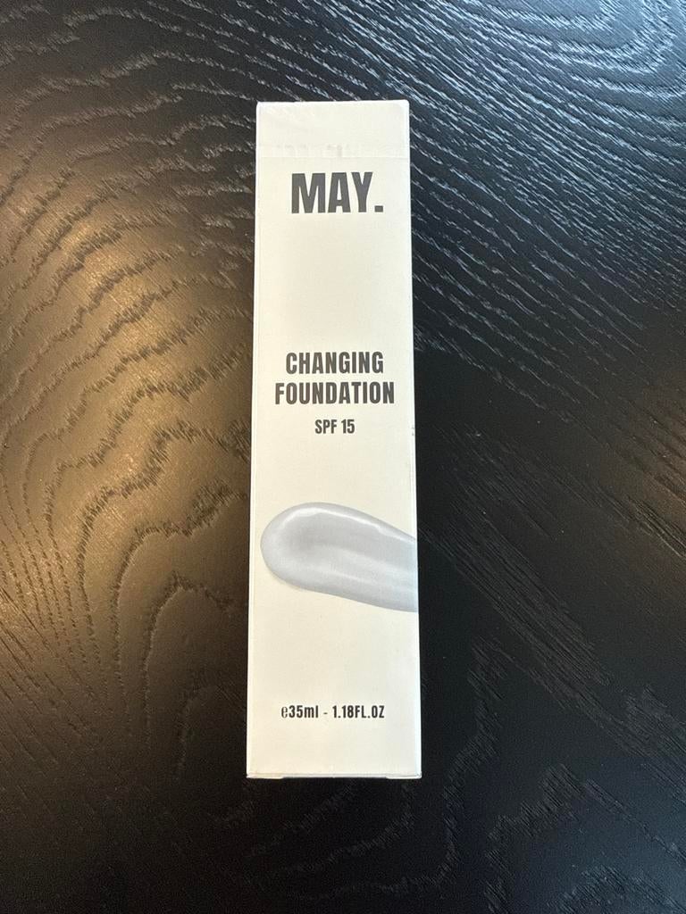 MAY Changing Foundation SPF 15 - Nieuw in verpakking, Sieraden, Tassen en Uiterlijk, Uiterlijk | Cosmetica en Make-up, Overige kleuren