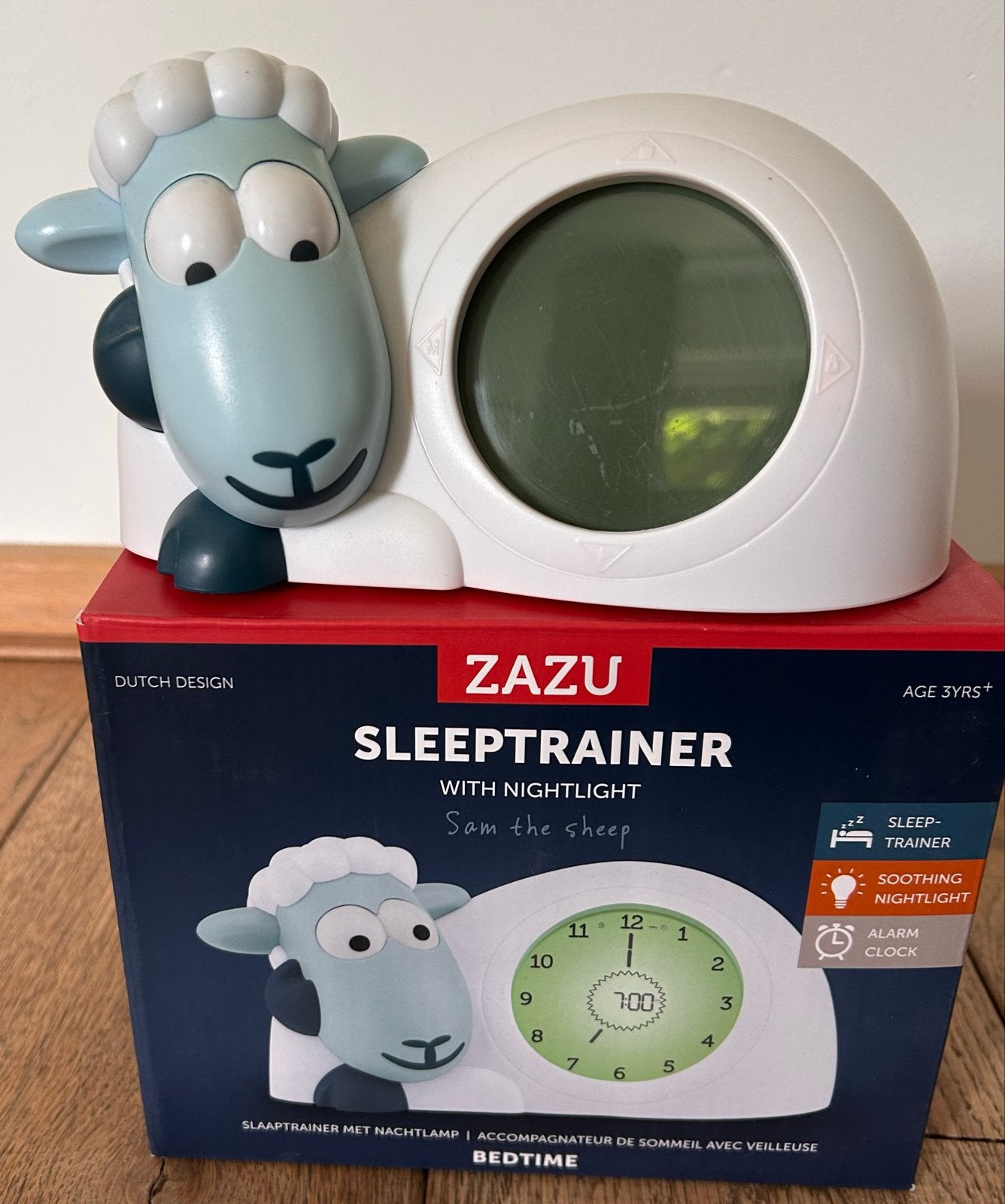 Zazu Sleeptrainer Sam het Schaap met Nachtlampje, Ophalen, Zo goed als nieuw