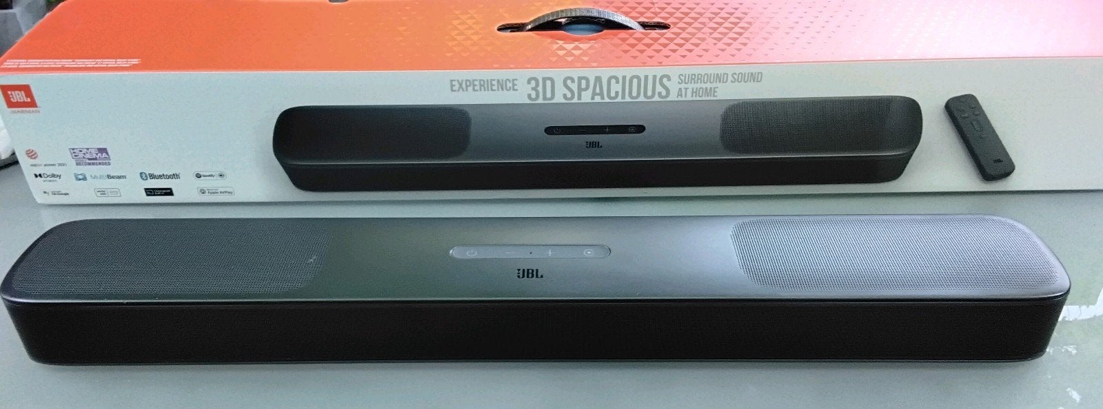 JBL Bar 5.0 Multibeam Soundbar -gebruikt maar in  nieuwstaat, Soundbar, 70 watt of meer, Zo goed als nieuw, Overige spelers
