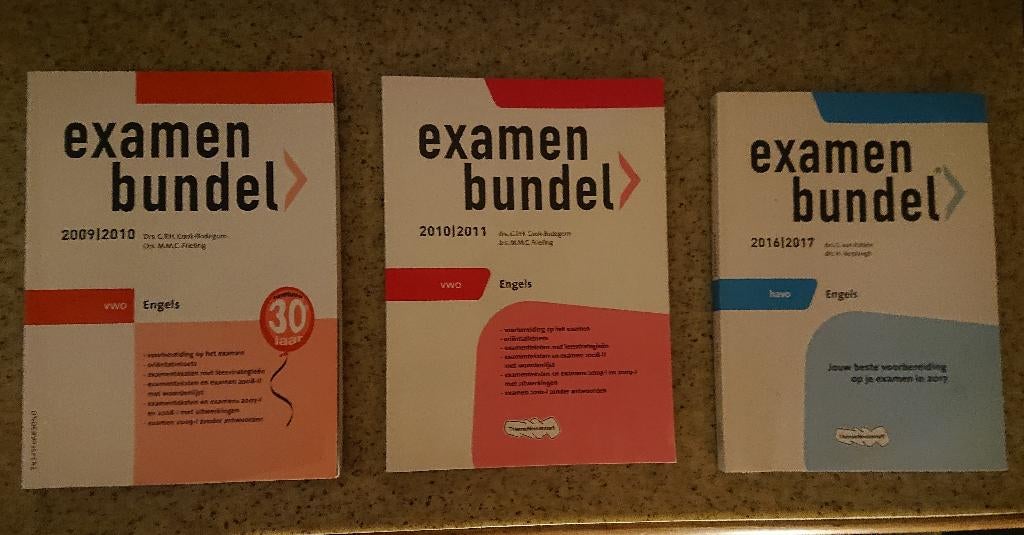 Examen bundel Engels havo vwo 9789006076172 9789006629163, VWO, Engels, ThiemeMeulenhoff, Ophalen of Verzenden