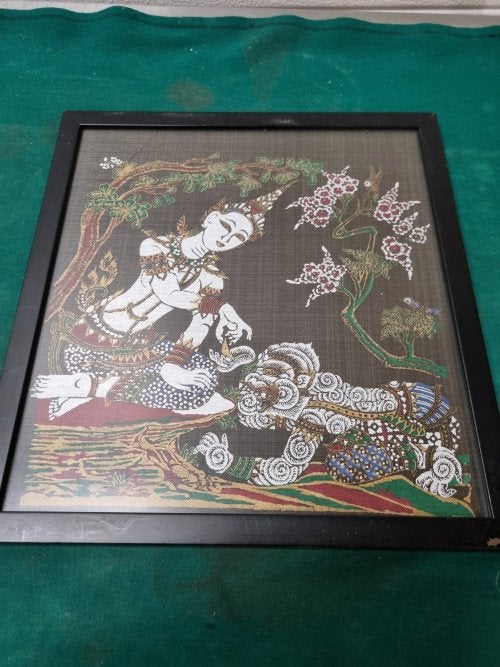 schilderij prent indonesische voorstelling, Ophalen of Verzenden, 'T Olde Gre-j, Info@toldegrej.nl, Endepoelstraat 20f Didam