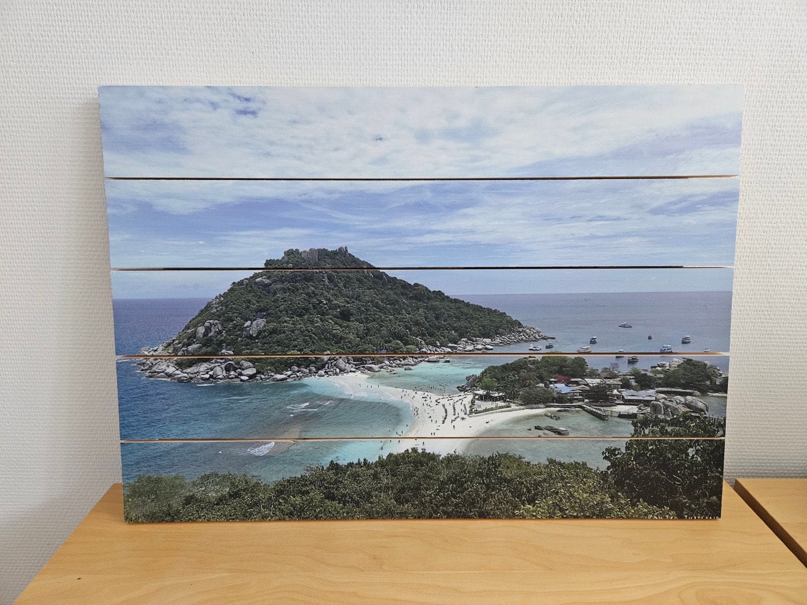 Wanddecoratie (foto op hout), Huis en Inrichting, Ophalen, Hout, Meerkleurig, Nieuw