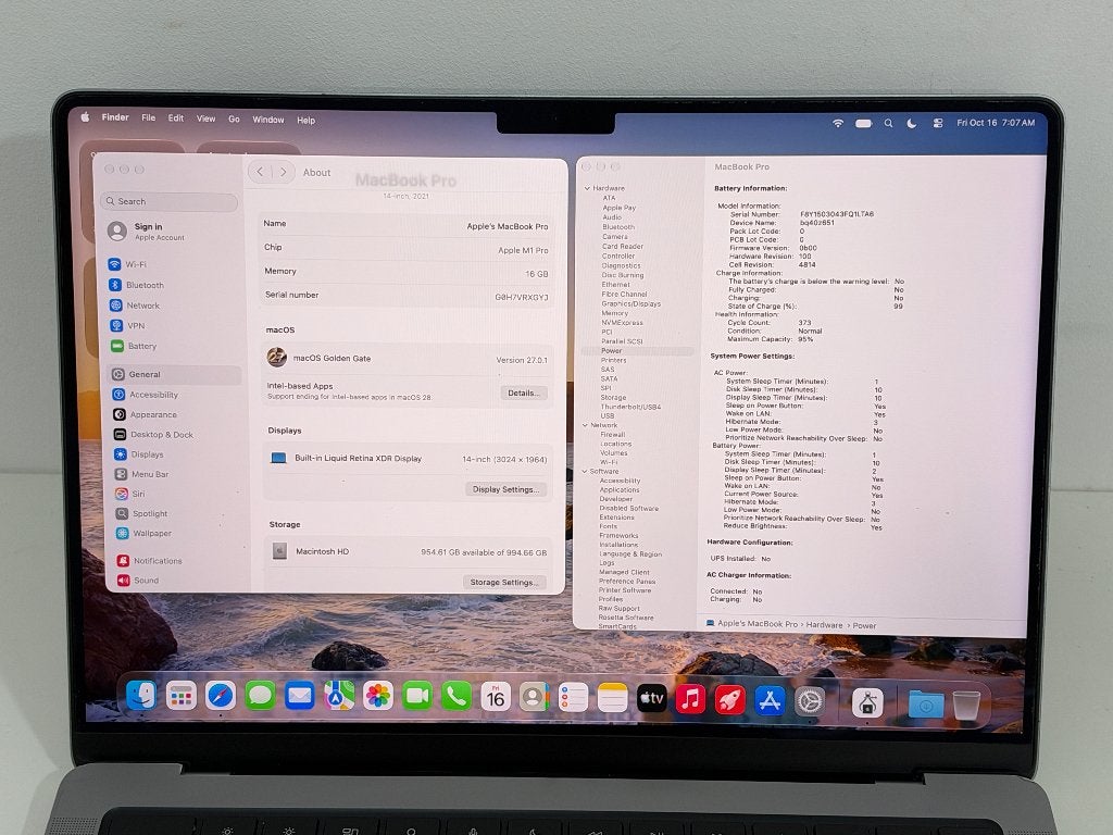 Macbook Pro 14" 2021 M1 Pro 16GB+1000GB SSD SpaceGray, Computers en Software, MacBook Pro, 1 TB of meer, Overige groottes, Ophalen of Verzenden