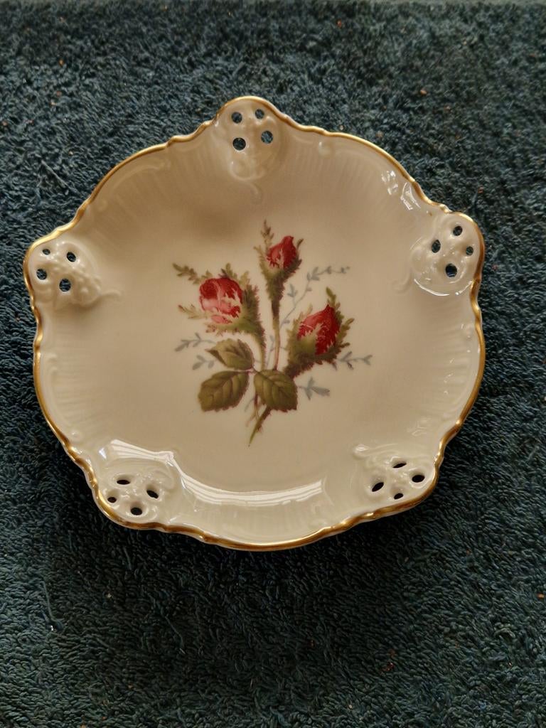 Rosenthal schaaltje moliere Moosrose motief, Ophalen of Verzenden