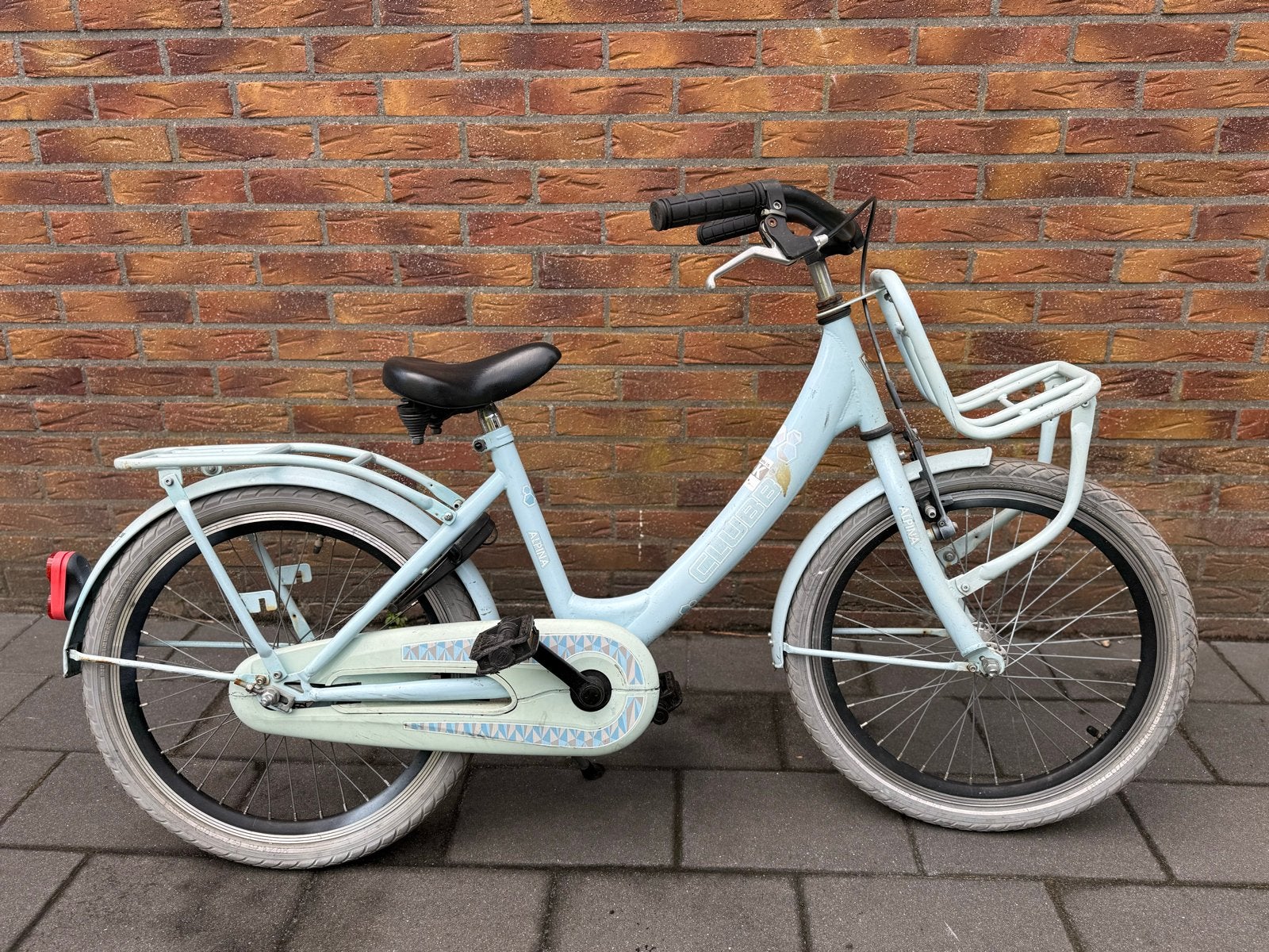 Alpina Clubb kinderfiets 20 inch met voordrager, Ophalen, Gebruikt, Terugtraprem, 20 inch of meer
