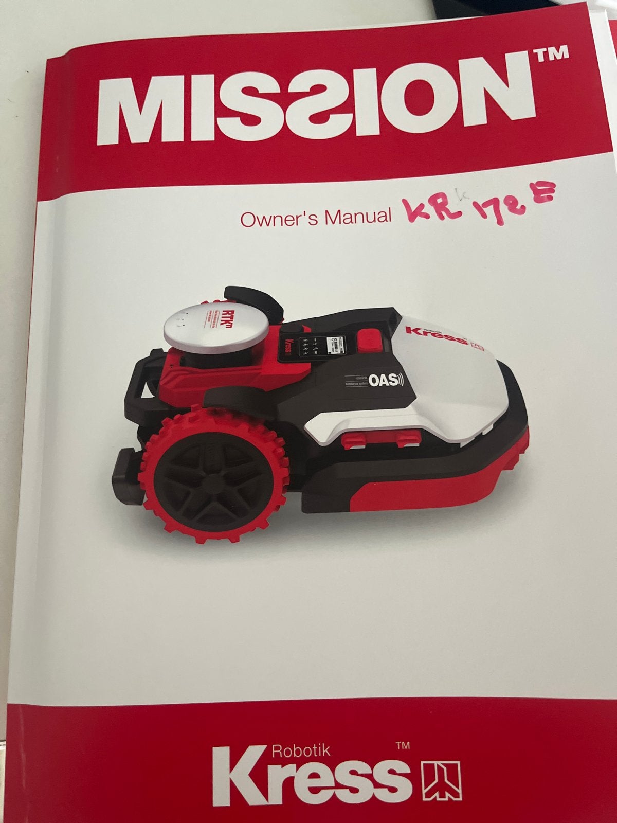Kress Mission KR172E Robotmaaier - Zo goed als nieuw, Ophalen of Verzenden, Zo goed als nieuw, Meer dan 25 cm, Bestuurbaar via app