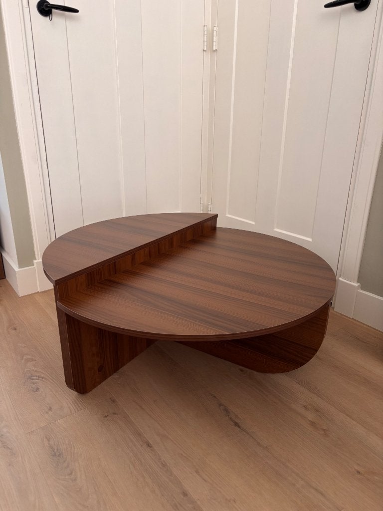 Salontafel, Ophalen, Japandi, 50 tot 100 cm, Rond