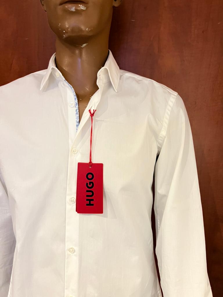 Hugo BOSS overhemd maat 40 origineel nieuw met kaartjes, Kleding | Heren, Overhemden, Ophalen of Verzenden, Nieuw, Wit, Halswijdte 39/40 (M)