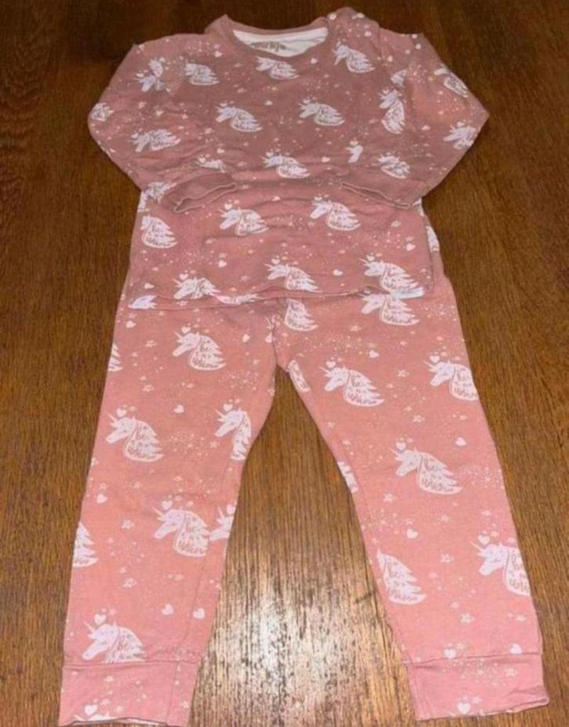 Pyjama mt 86-92 DIRKJE unicorn eenhoorn, Ophalen of Verzenden, Zo goed als nieuw, Meisje, Nacht- of Onderkleding