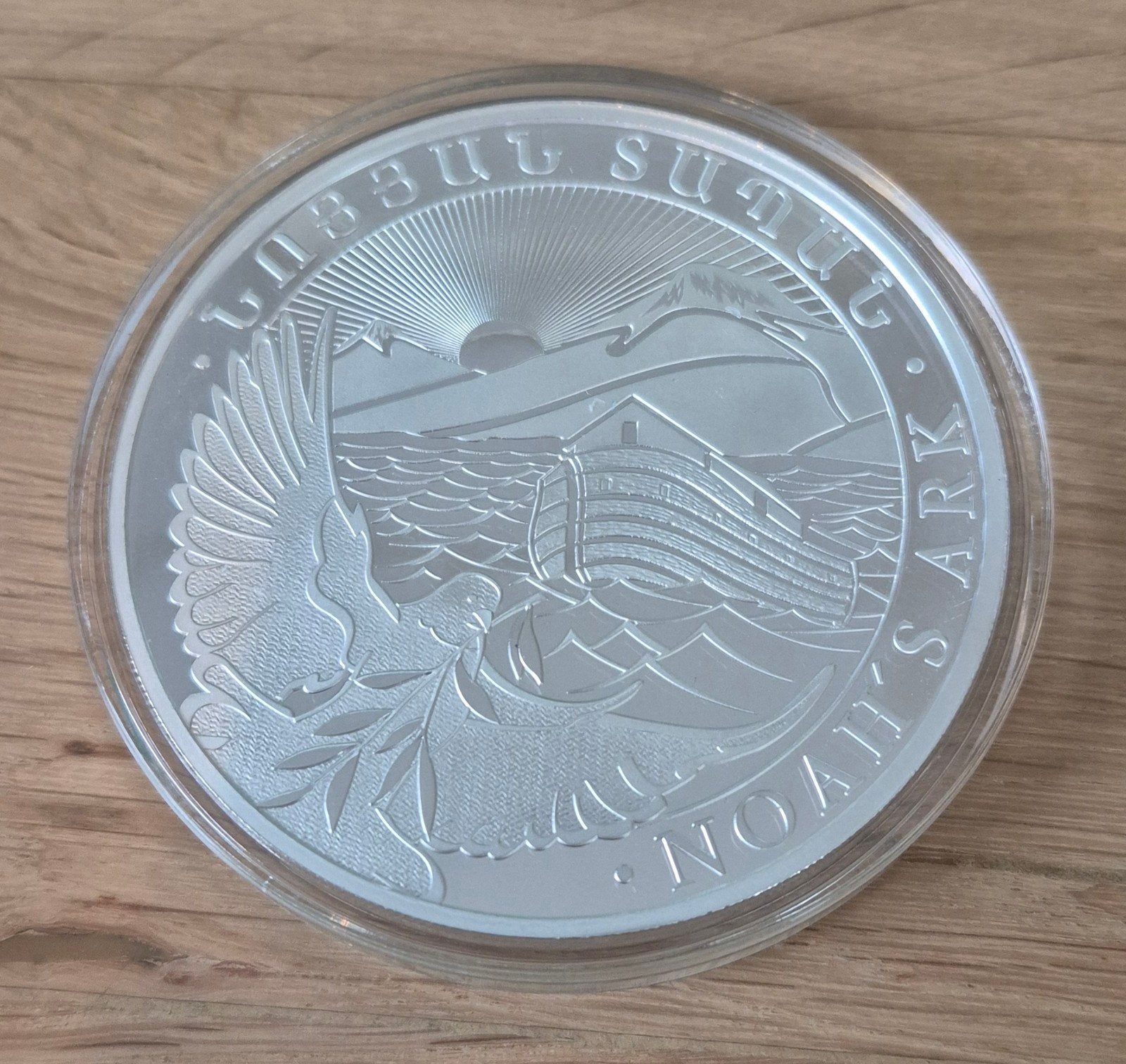 10 oz zilveren munt Noah's Ark 2025, Ophalen of Verzenden, Zilver