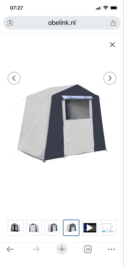Hypercamp bijzettent - Ideaal voor camping en tuin, Caravans en Kamperen, Tenten, Ophalen, Zo goed als nieuw, Tot en met 2
