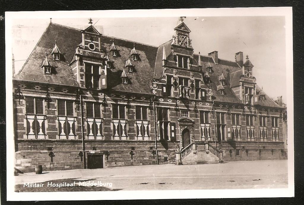 Middelburg, Militair Hospitaal, Ophalen of Verzenden, 1940 tot 1960, Gelopen, Zeeland