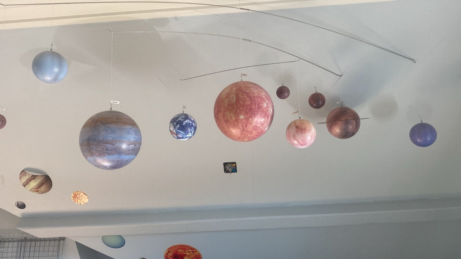 Decoratie planetarium zonnestelsel - 10 Delig, Ophalen, Meerkleurig, Kunststof, Zo goed als nieuw