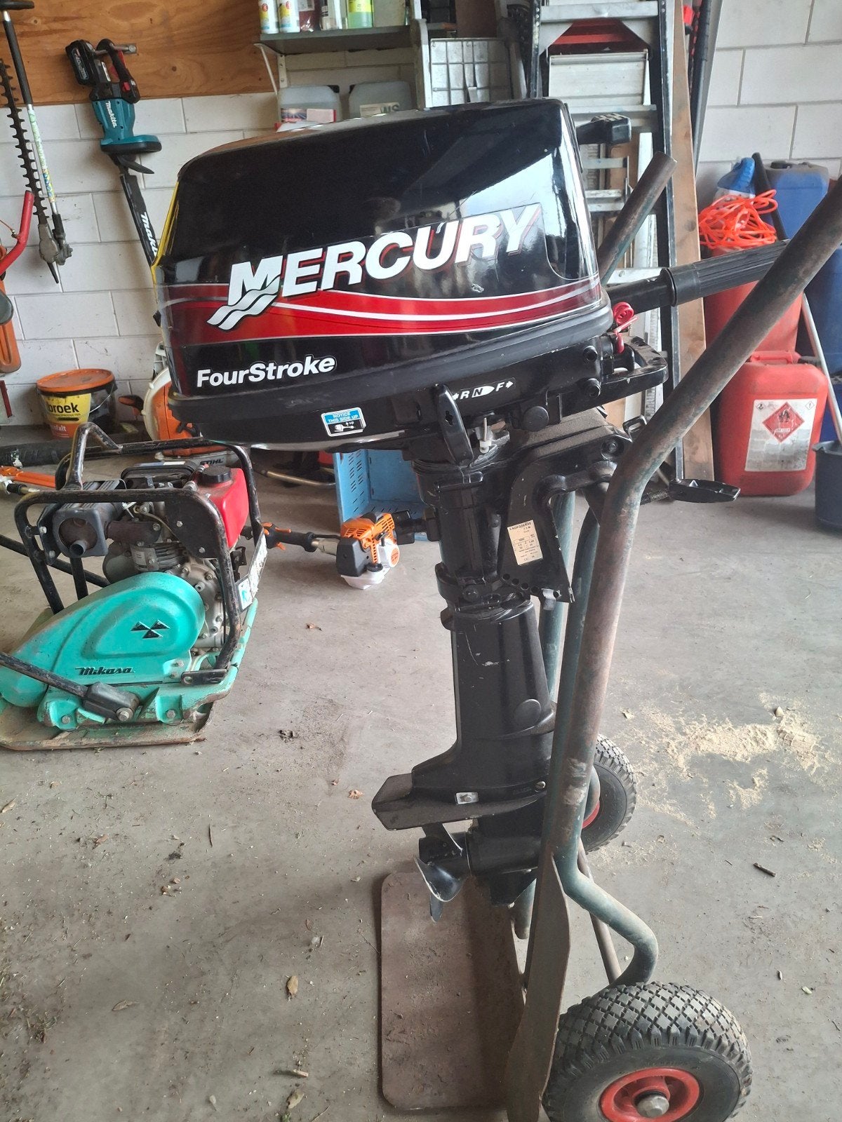 Mooie Mercury 5pk 4takt buitenboord motor, Ophalen of Verzenden, Benzine, 5 tot 10 pk