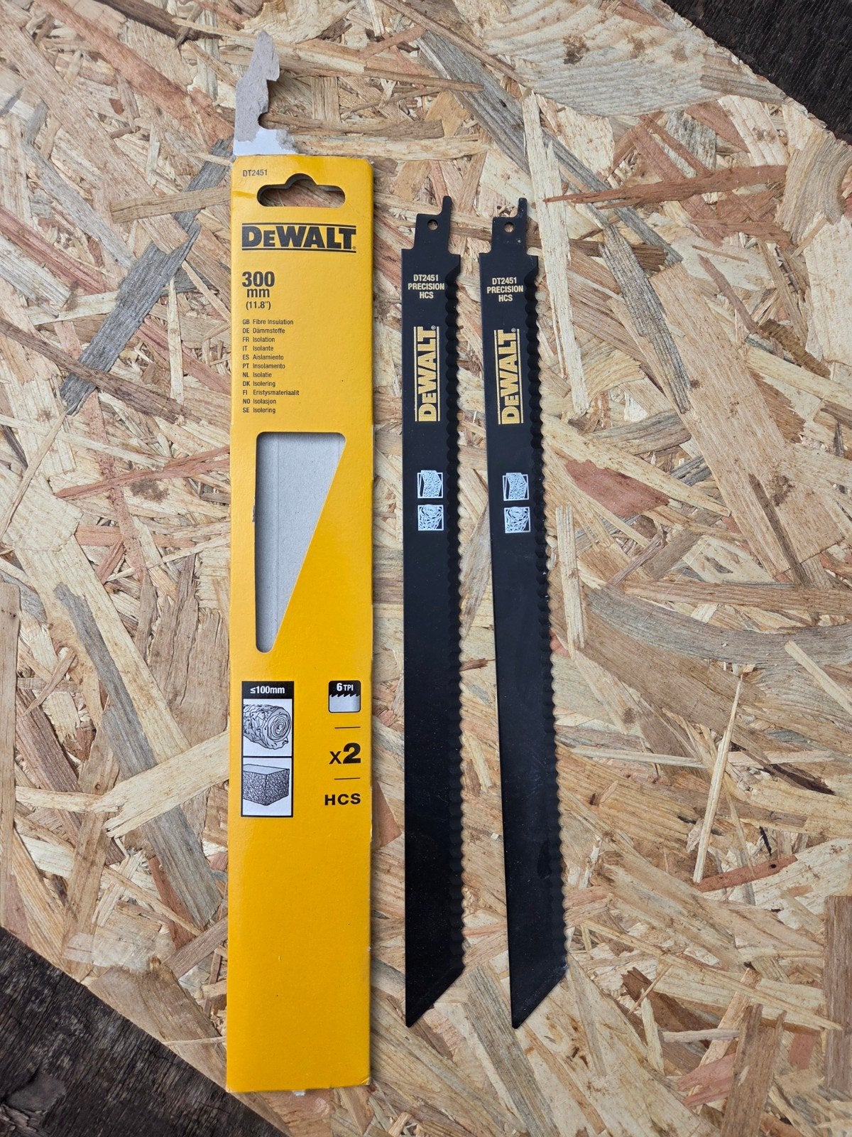 DeWalt reciprozaagblad voor isolatie (300mm), Doe-het-zelf en Verbouw, Gereedschap | Handgereedschap, Nieuw, Ophalen of Verzenden