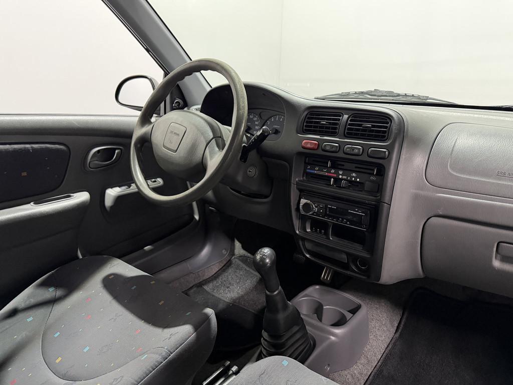 Suzuki Alto 1.1 GLS - 5 drs. - NAP (bj 2002), Voorwielaandrijving, 750 kg, 4 cilinders, Zwart