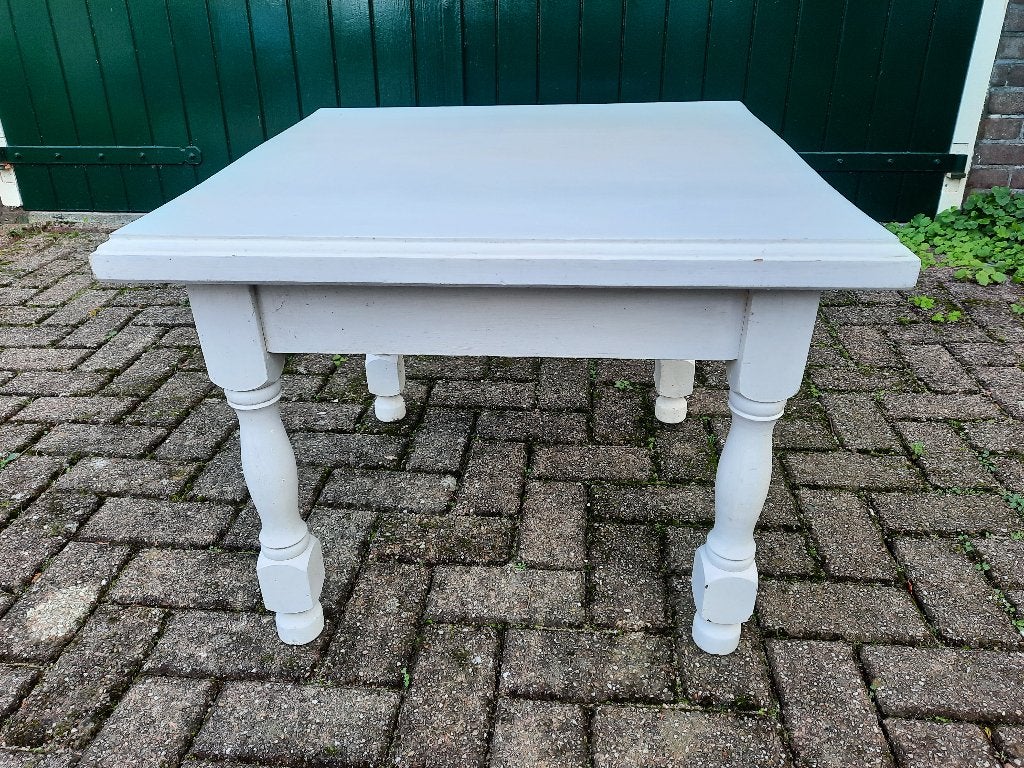 Brocante Bijzet tafel wit, Ophalen