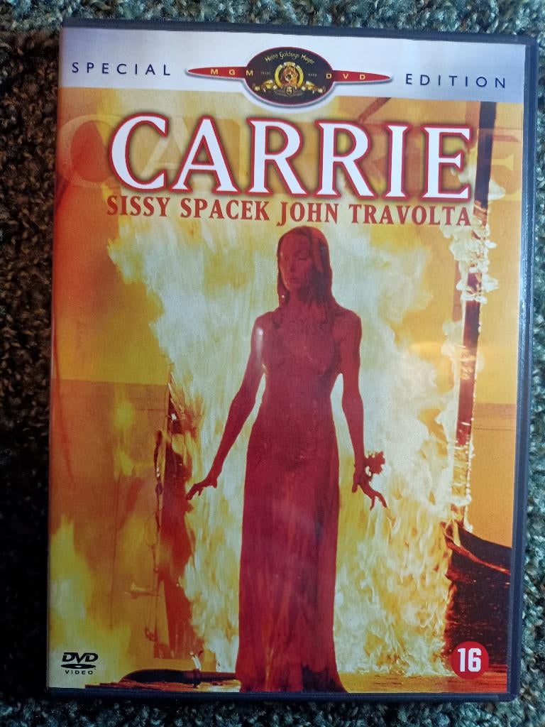 Carrie Horrorfilm klassieker IMDb 7.5 John Travolta, Cd's en Dvd's, Dvd's | Horror, Alle leeftijden, Ophalen of Verzenden, Zo goed als nieuw
