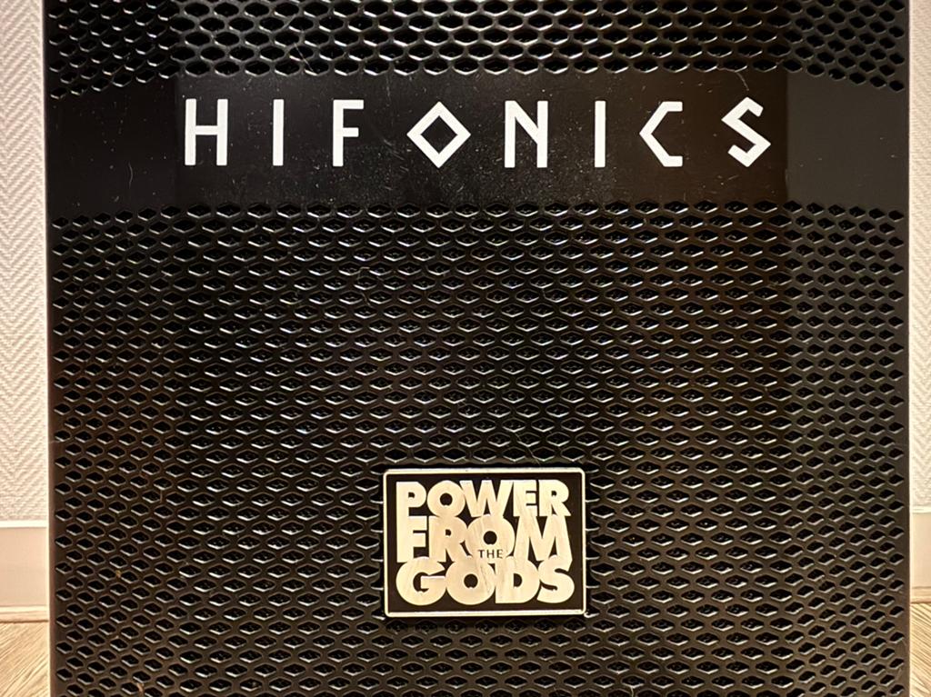 HIFONICS EB112A partybox / speaker 300 watt RMS/600 watt Max, Ophalen, Zo goed als nieuw, 100 watt of meer