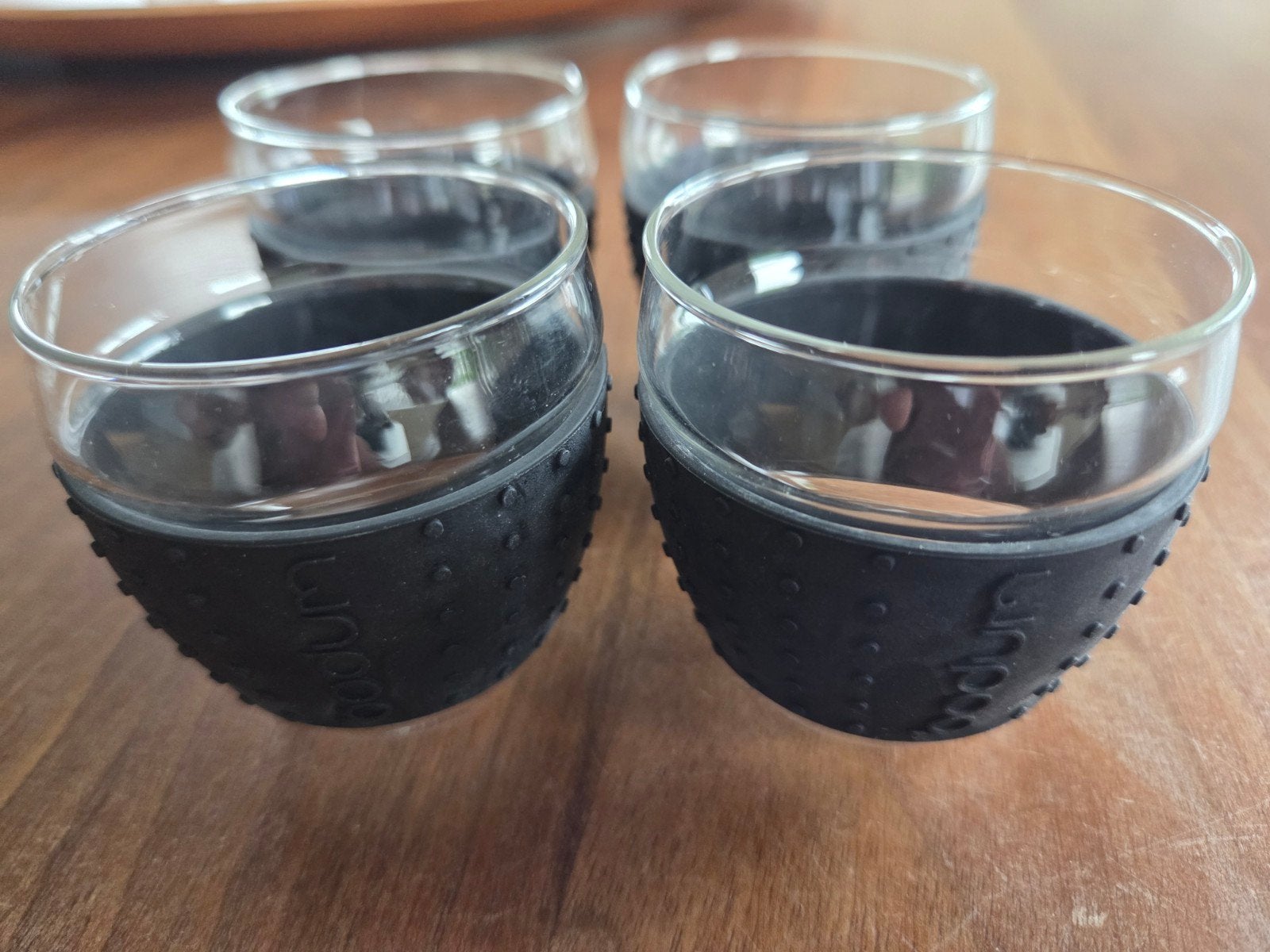 4 Bodum espresso glazen, onbeschadigd, Ophalen of Verzenden