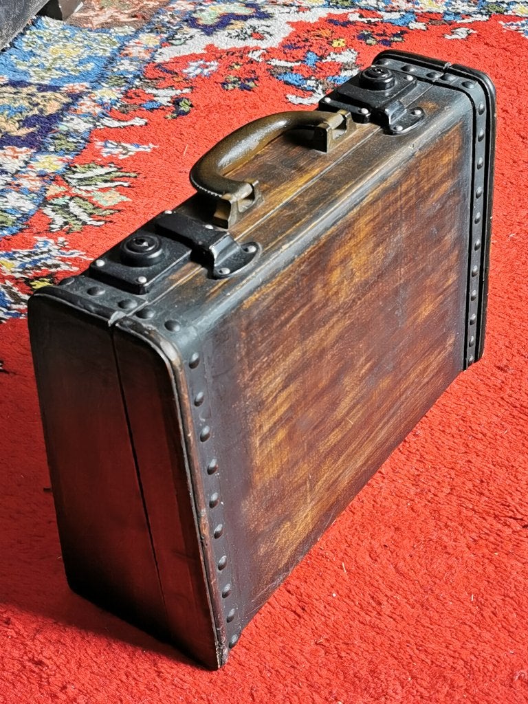 Houten vintage koffertje 39 cm, Ophalen