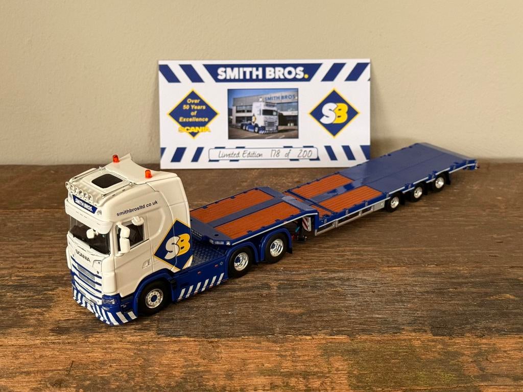 WSI - Scania Next Gen Smith Bros, Ophalen of Verzenden, Zo goed als nieuw, Bus of Vrachtwagen, Wsi