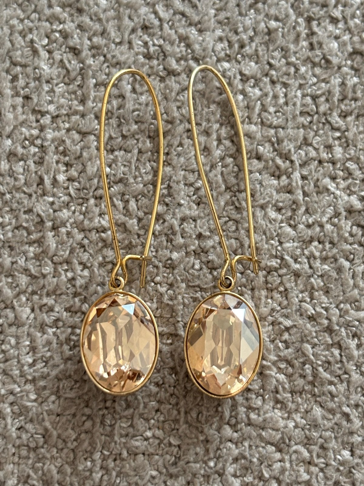 Elegante Swarovski Oorbellen met Kristallen Hangers, Met kristal, Overige materialen, Hangers, Ophalen of Verzenden