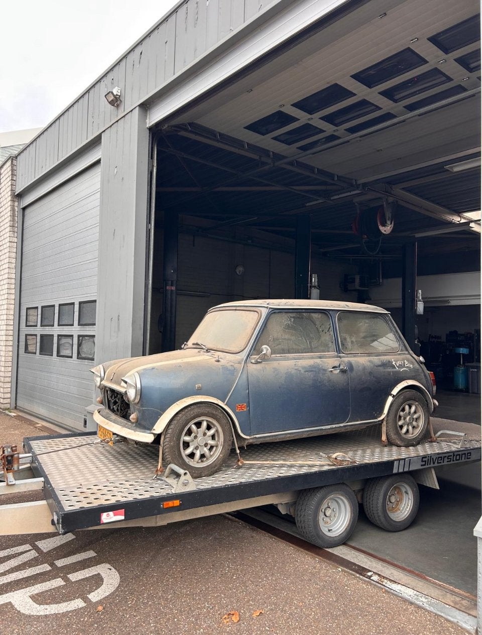 Mini 1000 1.0 E 1986 Blauw, Voorwielaandrijving, Stof, Overige modellen, 4 cilinders