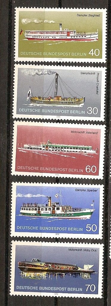 Boten Berlin 483-487 postfris, Ophalen of Verzenden, Postfris, Overige thema's