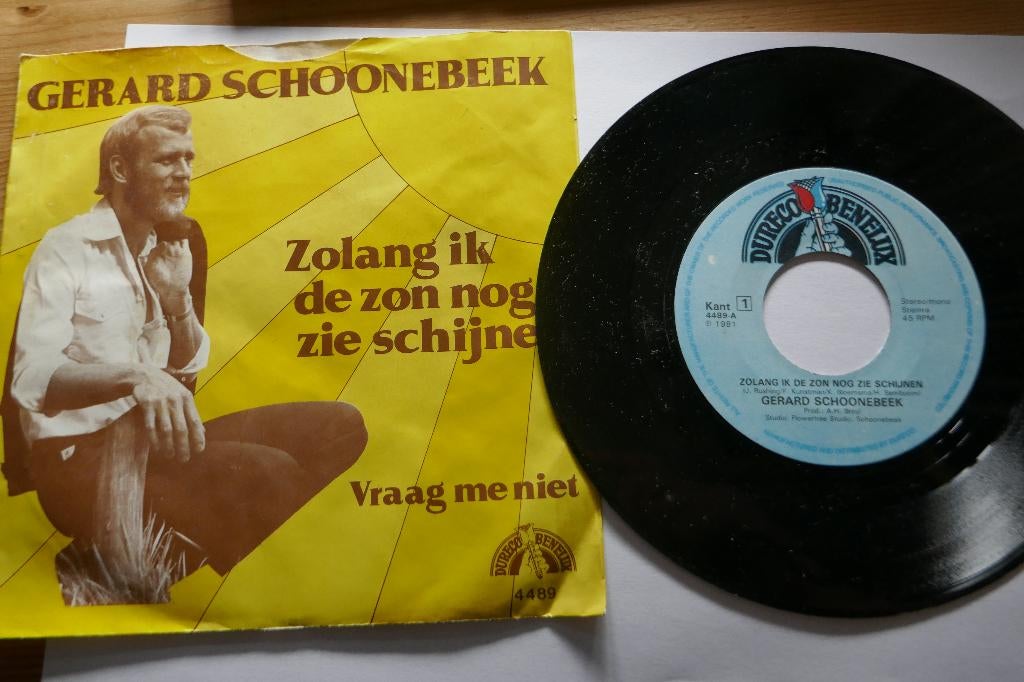 Gerard Schoonebeek – Zolang Ik De Zon Nog Zie Schijnen, Cd's en Dvd's, Vinyl | Nederlandstalig, Zo goed als nieuw, Levenslied of Smartlap