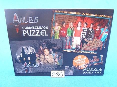Anubis dubbelzijdige puzzel 99 st nr. ANEPPUZ01, Ophalen, Meer dan 50 stukjes, Zo goed als nieuw, 6 jaar of ouder