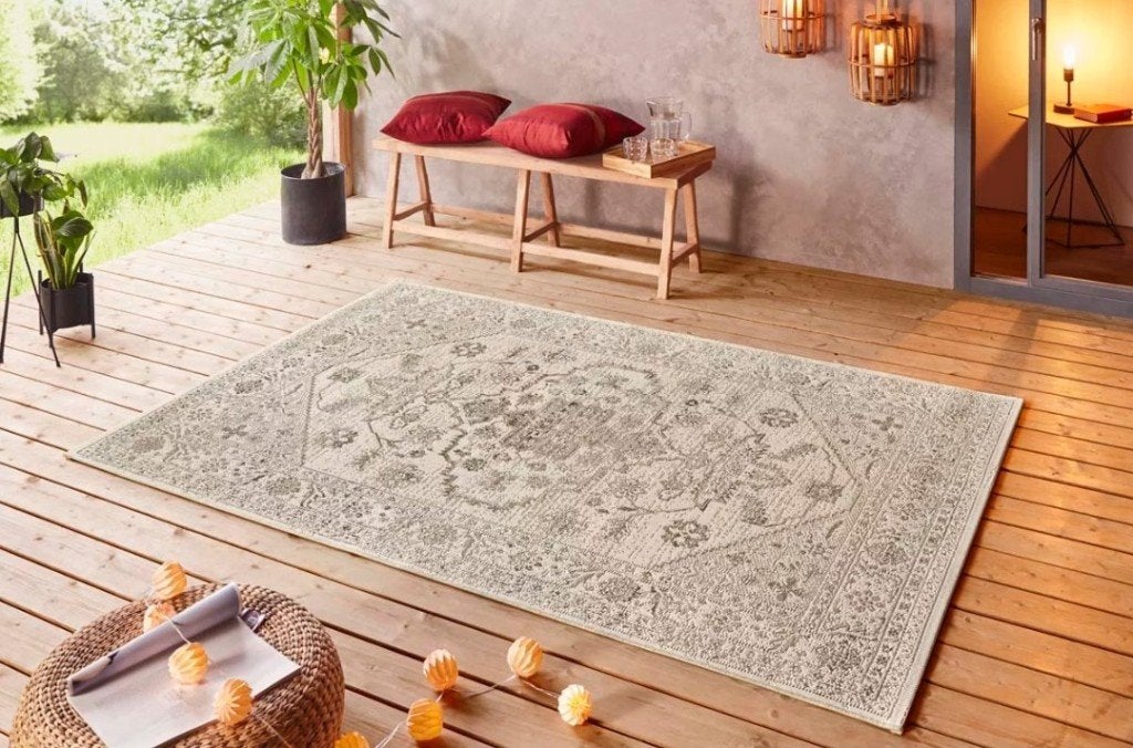 Gezocht: Northrugs Navarino vloerkleed creme taupe, Ophalen, 150 tot 200 cm, 200 cm of meer, Zo goed als nieuw
