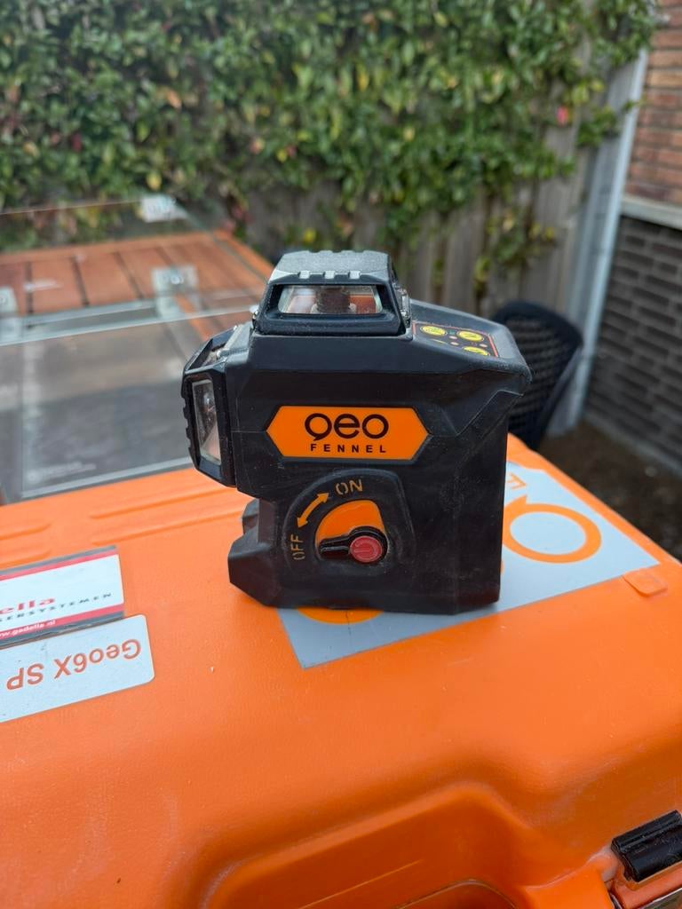 Geo6x sp GREEN kruislijnlaser, Doe-het-zelf en Verbouw, Meetapparatuur, Ophalen, Zo goed als nieuw