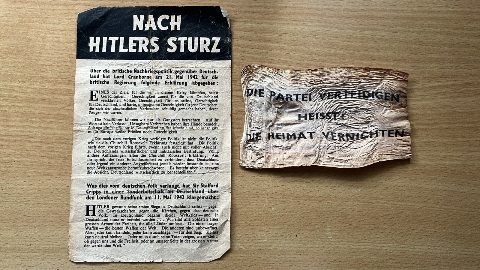 Flugblatt, Strooipamfletten, Tweede Wereldoorlog, Ophalen of Verzenden, Nederland