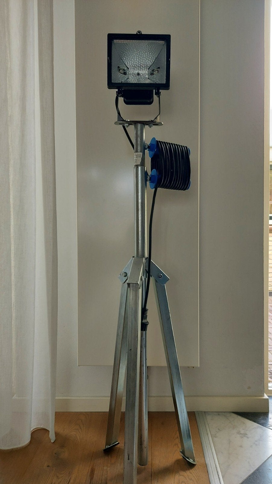 Eurolux Bouwlamp met Statief, Ophalen, Gebruikt, Met statief, Armatuur