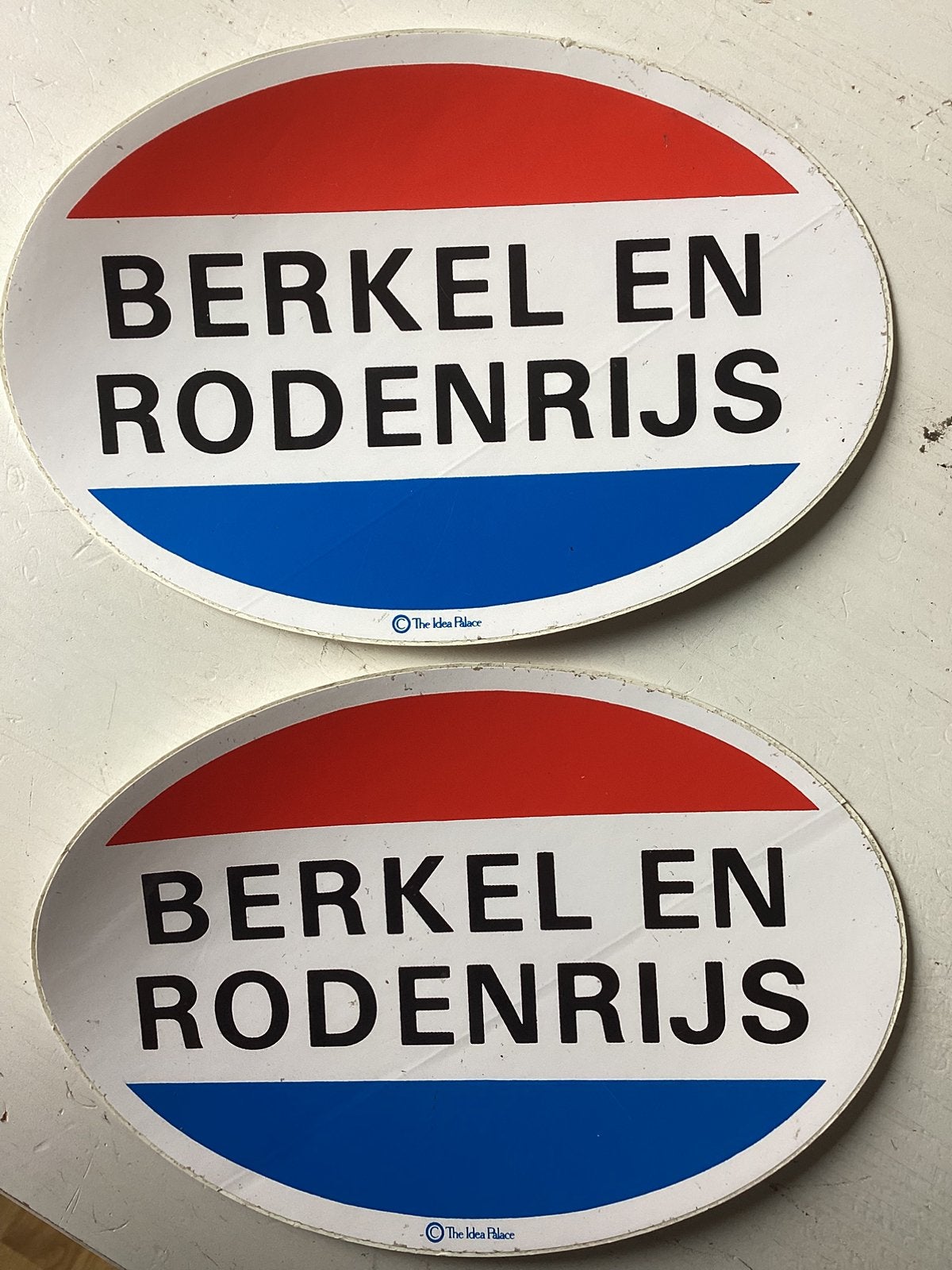 2 stickers Berkel en Rodenrijs, Verzamelen, Verzenden, Zo goed als nieuw