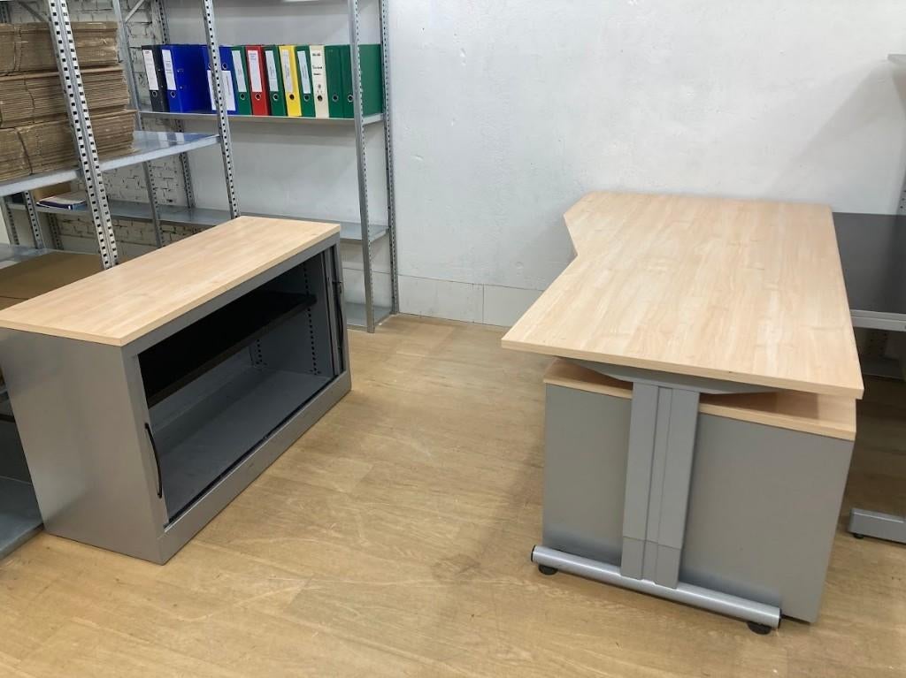 Bureau en archiefkast set van 2, Huis en Inrichting, Bureaus, Ophalen, Gebruikt