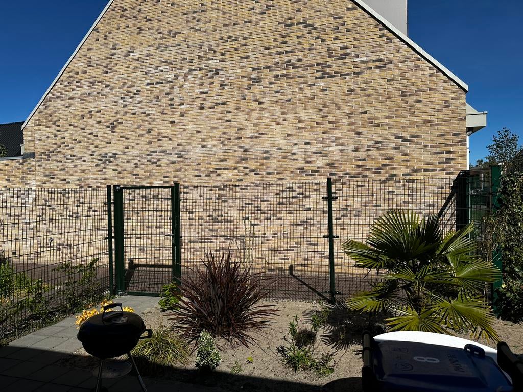 Dubbelstaafs hekwerk groen 180 hoog, Ophalen, IJzer