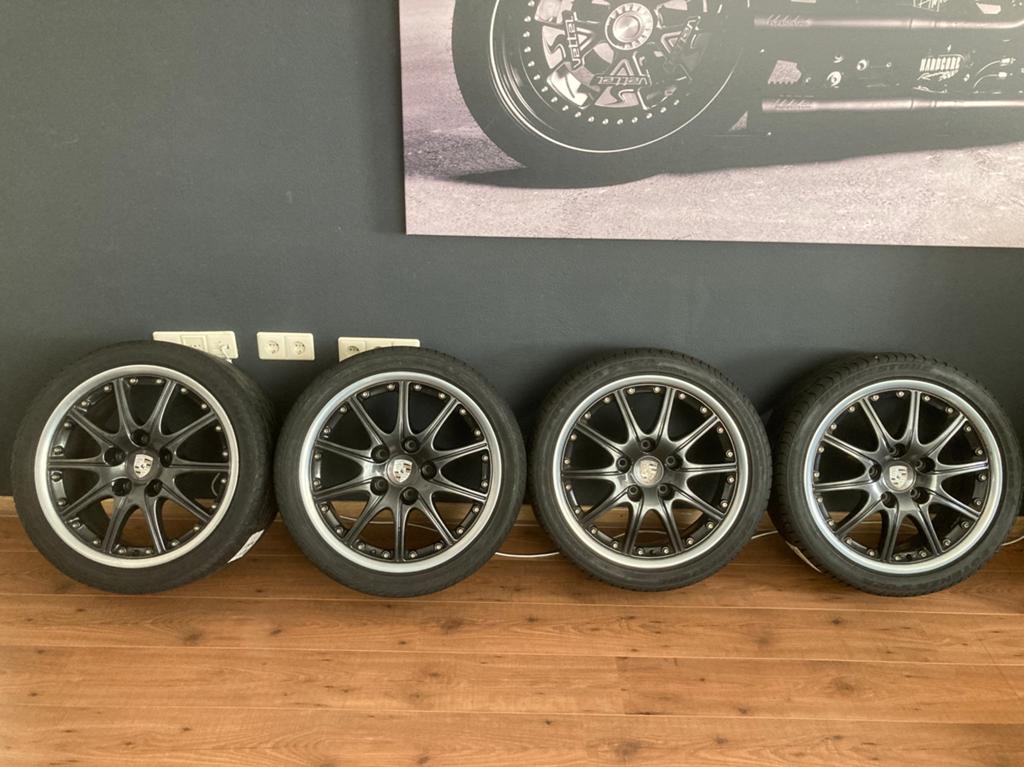 Originele Porsche Sport Design GT3 BBS 18” velgen, Ophalen, Porsche