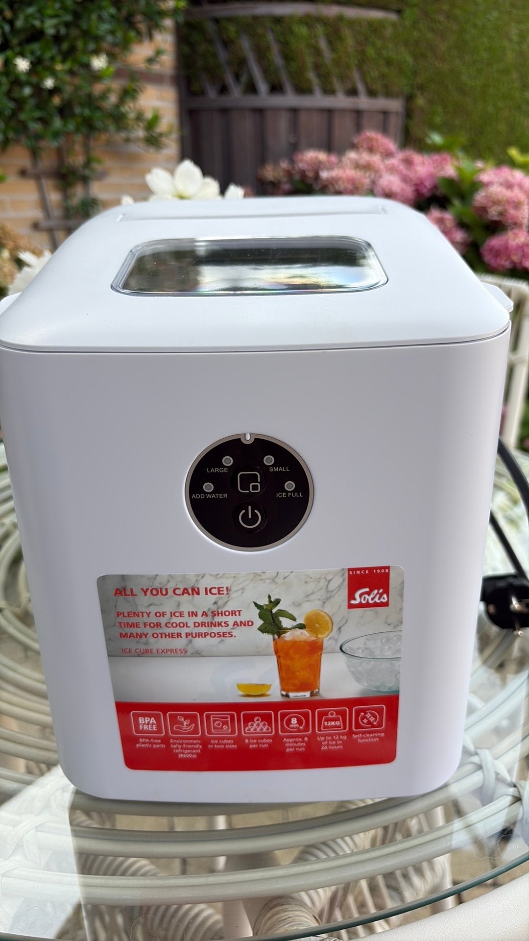 SOLIS Ice Cube Express ijsblokjes machine, Ophalen, Zo goed als nieuw