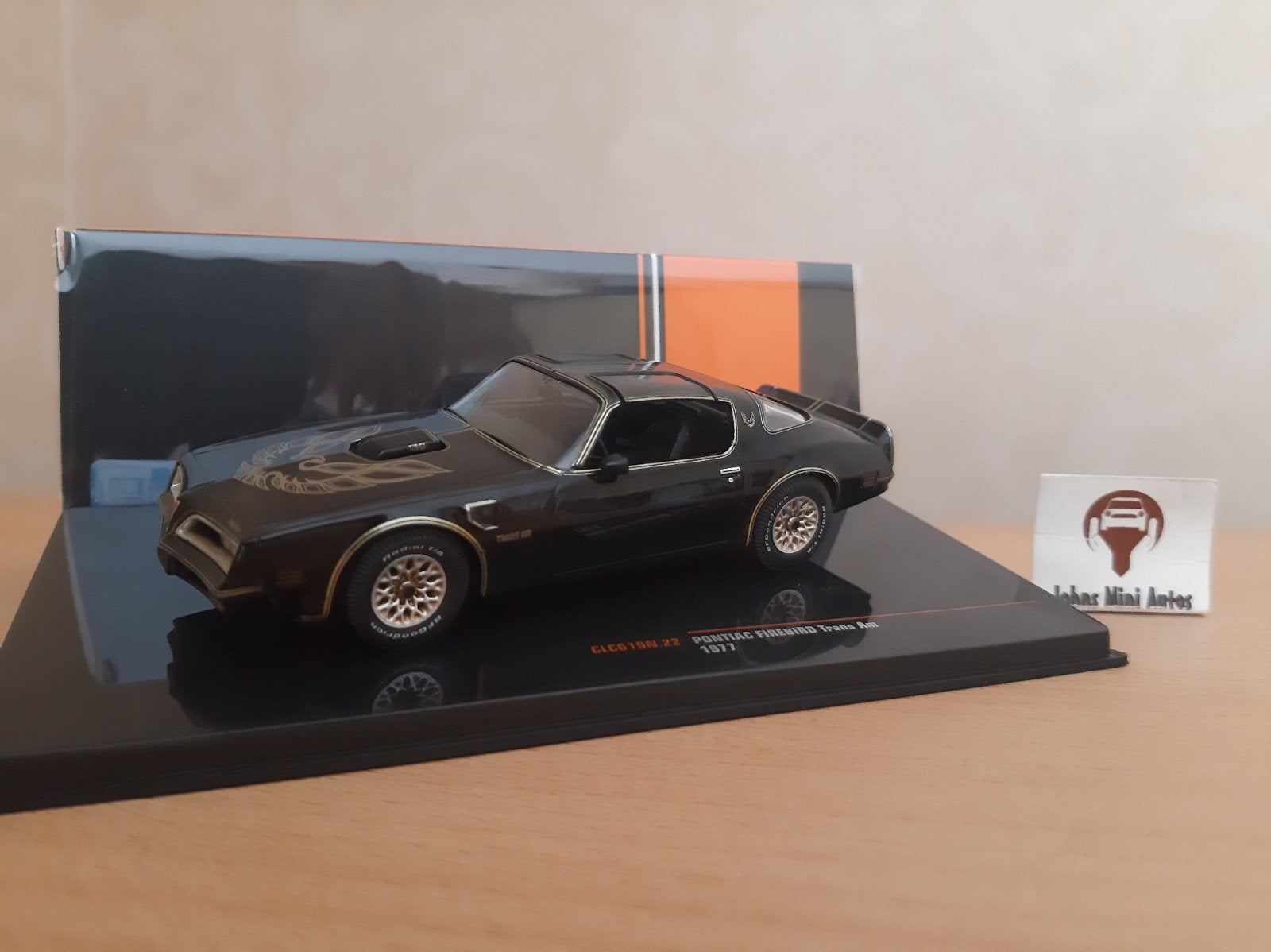 Pontiac Firebird Trans Am 1977 Zwart van IXO 1:43, Overige merken, Auto, IXO, Nieuw