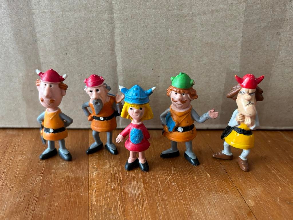 Wickie the Viking poppetjes uit 1974, Verzamelen, Poppetjes en Figuurtjes, Ophalen of Verzenden, Gebruikt