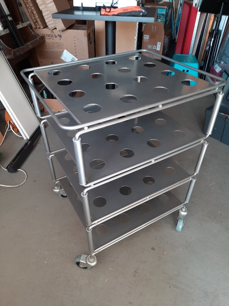 AV trolley, roltafel Ikea TUNSTA, Gebruikt, Vierkant, Minder dan 50 cm, Ophalen of Verzenden