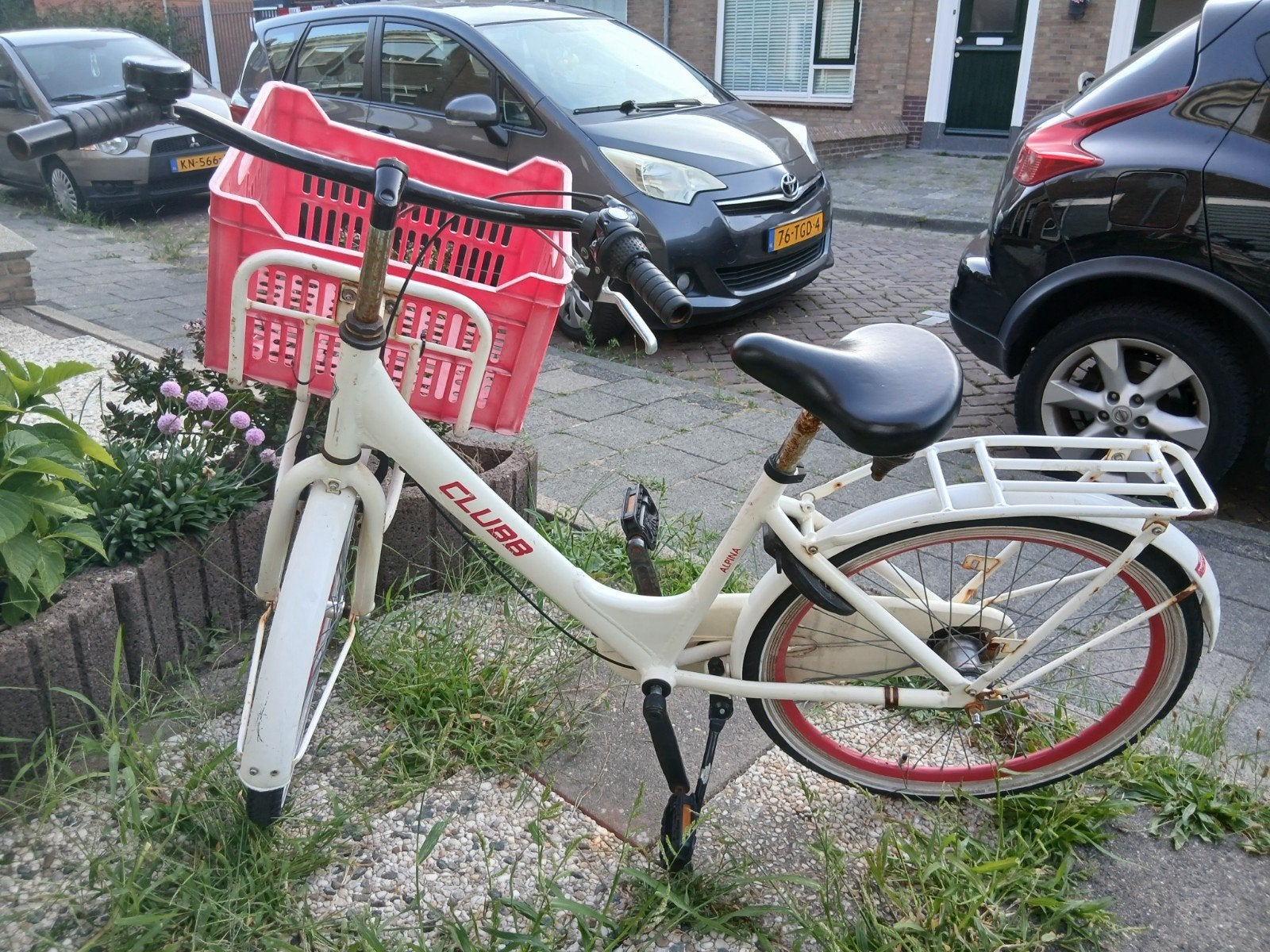 meiden fiets 24 inch, Fietsen en Brommers, Fietsen | Driewielfietsen, Ophalen, Gebruikt, Terugtraprem, Alpina Clubb