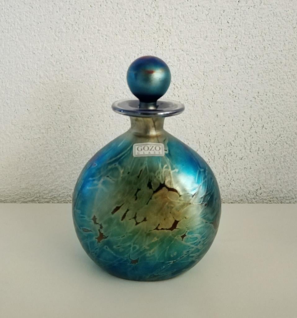 Gozo glas, parfum flesje, mondgeblazen. Malta, Ophalen of Verzenden