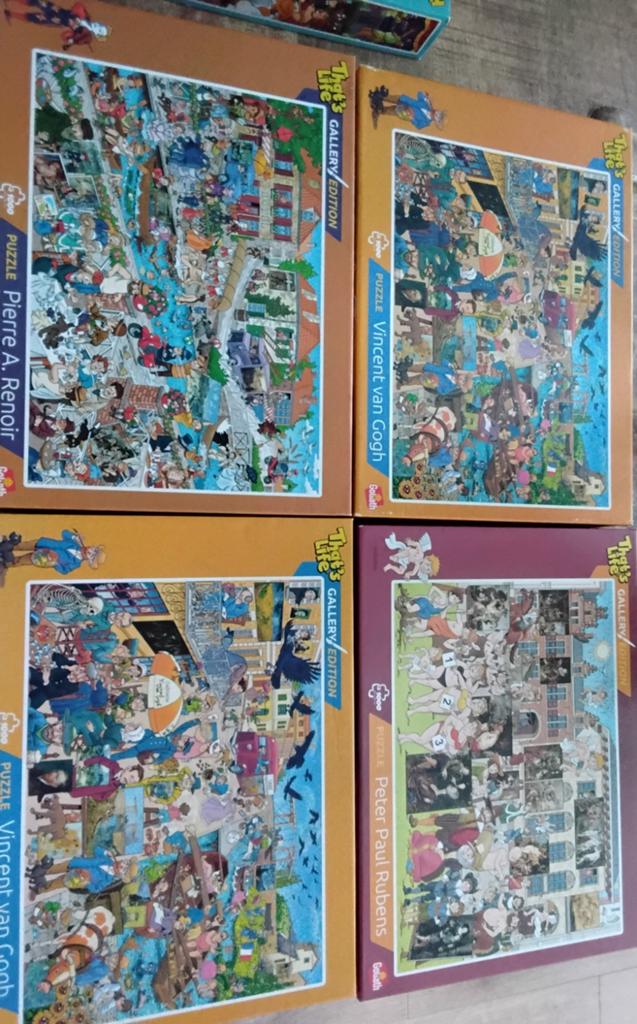 puzzles  van Haasteren, Ophalen of Verzenden, 500 t/m 1500 stukjes, Zo goed als nieuw