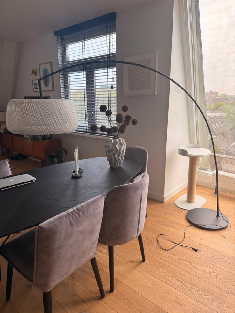 Booglamp met kap, in goede staat, Ophalen, Nieuw, 150 tot 200 cm