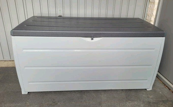 Keter Kunststof Opbergkist voor Tuinkussens - 122x53x60 cm, Ophalen, Zo goed als nieuw, Kunststof, Overige typen